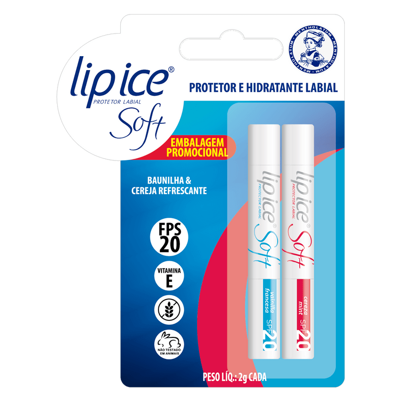 Lip Ice Protetor Labial Pack Soft