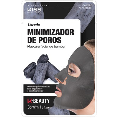 Kiss New York Máscara Facial de Bambu - Carvão